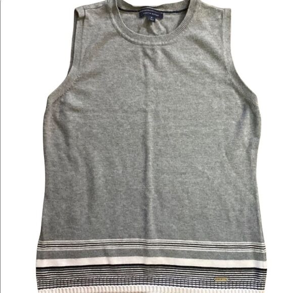 Tommy Hilfiger Medium Gray Pullover Knitted Sweater Vest - Picture 1 of 3